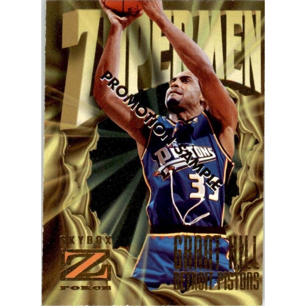 1996 SkyBox Z-Force Promo #175 Grant Hill Detroit Pistons